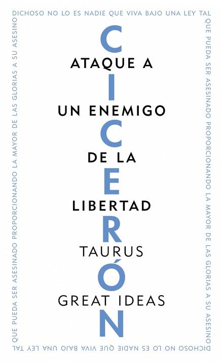ATAQUE A UN ENEMIGO DE LA LIBERTAD  | 9788430609253 | CICERON