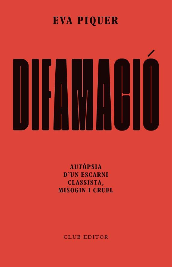 DIFAMACIO | 9788473294874 | PIQUER, EVA