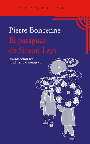 PARAGUAS DE SIMON LEYS | 9788419958945 | BONCENNES, PIERRE