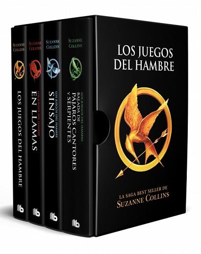 ESTUCHE CON: LOS JUEGOS DEL HAMBRE | EN LLAMAS | SINSAJO | 9788413144764 | COLLINS, SUZANNE