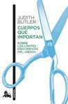 CUERPOS QUE IMPORTAN | 9788408308447 | BUTLER, JUDITH