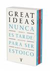 NUNCA ES TARDE PARA SER ESTOICO (SERIE GREAT IDEAS) | 9788430628766 | SENECA/EPICTETO/MARCO AURELIO