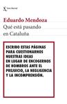 QUE ESTA PASANDO EN CATALUÑA | 9788432233494 | MENDOZA, EDUARDO