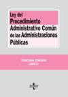 LEY DEL PROCEDIMIENTO ADMINISTRATIVO COMUN DE LAS ADMINISTRACIONES PUBLICAS | 9788430971466