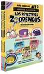 PACK APRENDER A LEER CON... ¡LOS DETECTIVES ZOOPENCOS! 4, 5 Y 6: EN LETRA MAYÚSC | 9788408299226 | BENEGAS, MAR