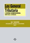 LEY GENERAL TRIBUTARIA Y NORMAS COMPLEMENTARIAS | 9788430971374