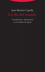 UN FIN DEL MUNDO | 9788498797763 | CAPELLA, JUAN-RAMON