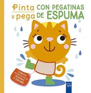 PINTA Y PEGA CON PEGATINAS DE ESPUMA. NARANJA | 9788408250470 | YOYO