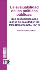 EVALUABILIDAD DE LAS POLÍTICAS PUBLICAS, LA  | 9788483844854 | SANCHEZ NIMO, SILVANA MARIA
