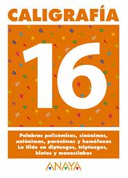 CALIGRAFIA 16 | 9788466727778 | PASTOR FERNANDEZ, ANDREA/RUIZ CASADO, FRANCISCO/ESCOBAR PASTOR, DIONISIO/MAYORAL PASTOR, ESTHER