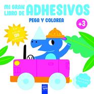 MI GRAN LIBRO DE ADHESIVOS PEGA Y COLOREA. ANIMALES SALVAJES | 9788408234623
