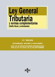LEY GENERAL TRIBUTARIA Y NORMAS COMPLEMENTARIAS | 9788430968206 | EDITORIAL TECNOS