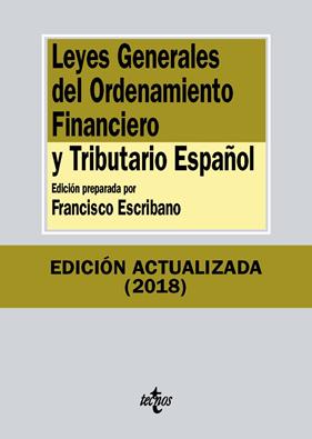 LEYES GENERALES DEL ORDENAMIENTO FINANCIERO Y TRIBUTARIO ESPAÑOL | 9788430975181