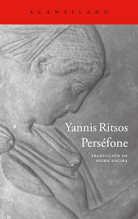 PERSEFONE | 9788419958785 | RITSOS, YANNIS