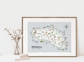 MAPA MENORCA ISLAND MOOD  | MAPA MENORCA | ISLAND MOOD