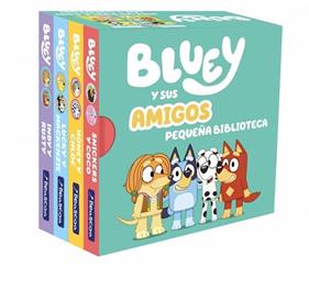 BLUEY  LIBRO JUGUETE  BLUEY Y SUS AMIGOS  PEQUEÑA BIBLIOTECA EDICION EN ESPAÑO | 9788448870355 | BLUEY