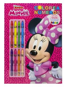 MINNIE  COLOREA POR NUMEROS CON CERAS | 9788410029552 | DISNEY