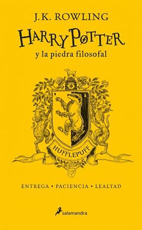 HUFFLEPUFF HARRY POTTER Y LA PIEDRA FILOSOFAL COLOR AMARILLO | 9788498388893 | ROWLING, J K