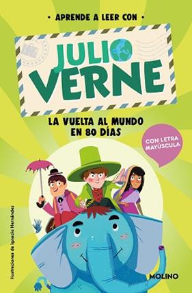 APRENDE A LEER CON VERNE - LA VUELTA AL MUNDO EN 80 DÍAS | 9788427237407 | VERNE, JULIO/GREEN, SHIA