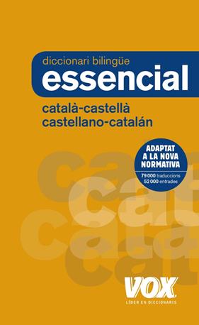 DICCIONARI ESSENCIAL CATALA-CASTELLA CASTELLA-CATALA | 9788499742717 | VOX EDITORIAL