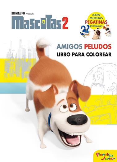 MASCOTAS 2 AMIGOS PELUDOS PARA COLOREAR | 9788408210658 | UNIVERSAL STUDIOS