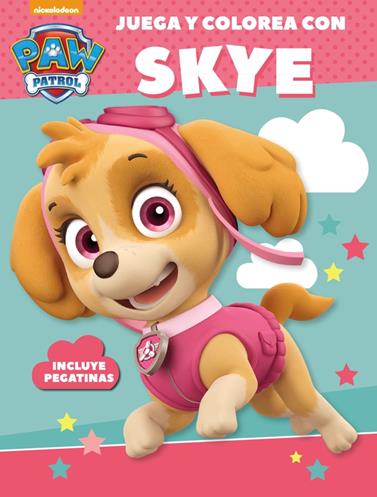 JUEGA Y COLOREA CON SKYE (PAW PATROL PATRULLA CANINA ACTIVIDADES) | 9788437201481 | NICKELODEON