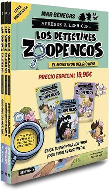 PACK APRENDE A LEER CON... LOS DETECTIVES ZOOPENCOS! 1, 2 Y 3: EN LETRA | 9788408300946 | BENEGAS, MAR
