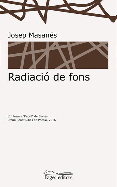 RADIACIO DE FONS | 9788499758367 | MASANES NOGUES, JOSEP