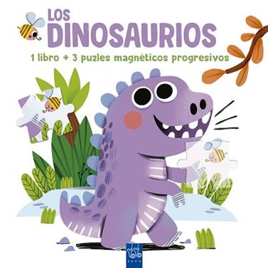 LEE Y JUEGA CON PUZLES MAGNETICOS,  LOS DINOSAURIOS | 9788408302056 | YOYO