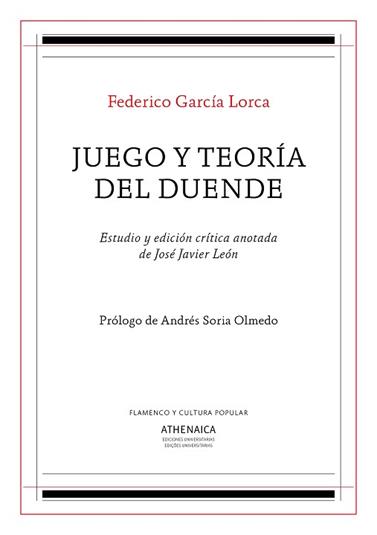 JUEGO Y TEORIA DEL DUENDE | 9788417325435 | GARCIA LORCA, FEDERICO