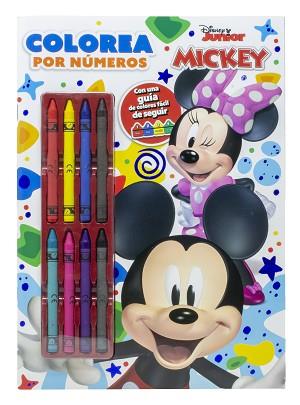MICKEY. COLOREA POR NUMEROS CON CERAS | 9788410029545 | DISNEY