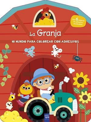 GRANJA, LA  MI MUNDO PARA COLOREAR CON ADHESIVOS | 9788408296867 | YOYO