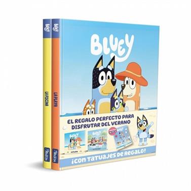 BLUEY UN CUENTO - ¡A LA PLAYA! ¡A LA PISCINA! PACK CON DOS LIBROS DE BLUEY PARA | 9788448874308 | BLUEY