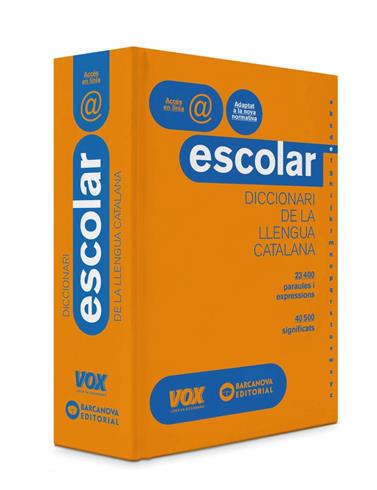 DICCIONARI ESCOLAR DE LA LLENGUA CATALANA VOX-BARCANOVA | 9788499742830 | VOX EDITORIAL
