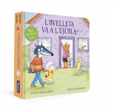 OVELLETA VA A L'ESCOLA  L'OVELLETA QUE VA VENIR A SOPAR. LLIBRE DE CARTRÓ) | 9788448869373 | SMALLMAN, STEVE